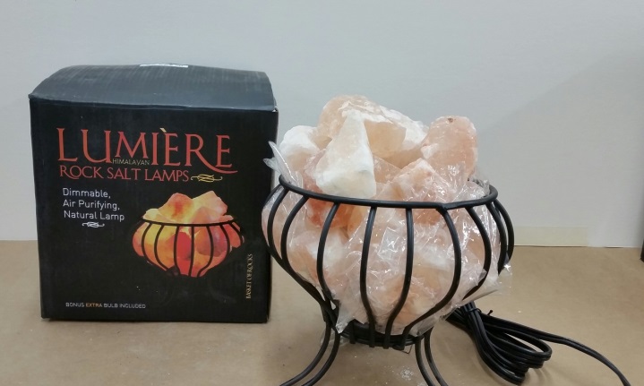 Basket of Rocks Lumiere Rock Salt Lamp